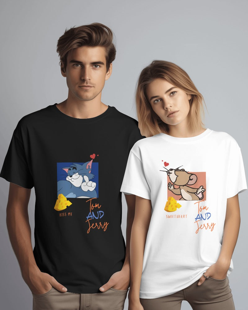 Tom & Jerry Cute Couple T-shirt