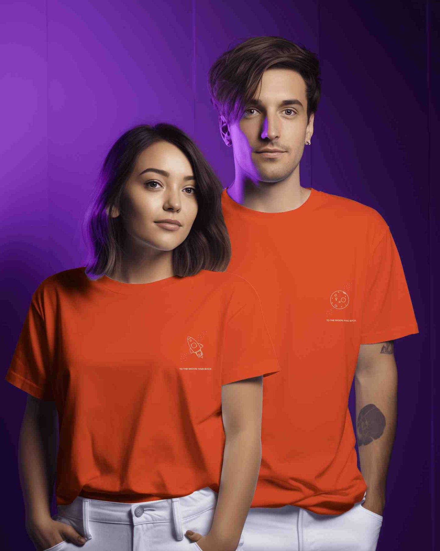 To The Mon And Back Couple Tees