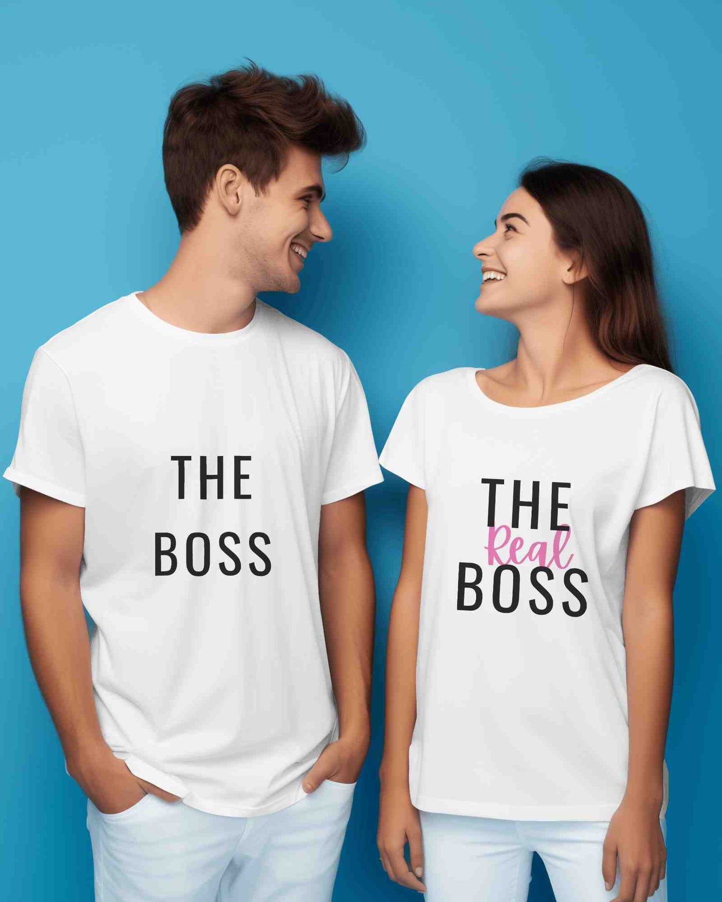 The Real Boss Couple T-shirt