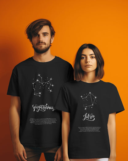 Zodiac Sign Couple Tees