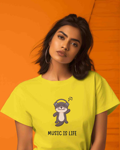 Music is Life Unisex Graphic Tshirts