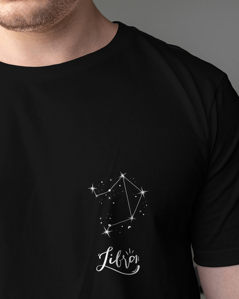 Libra Zodiac Sign Unisex Oversized Tees