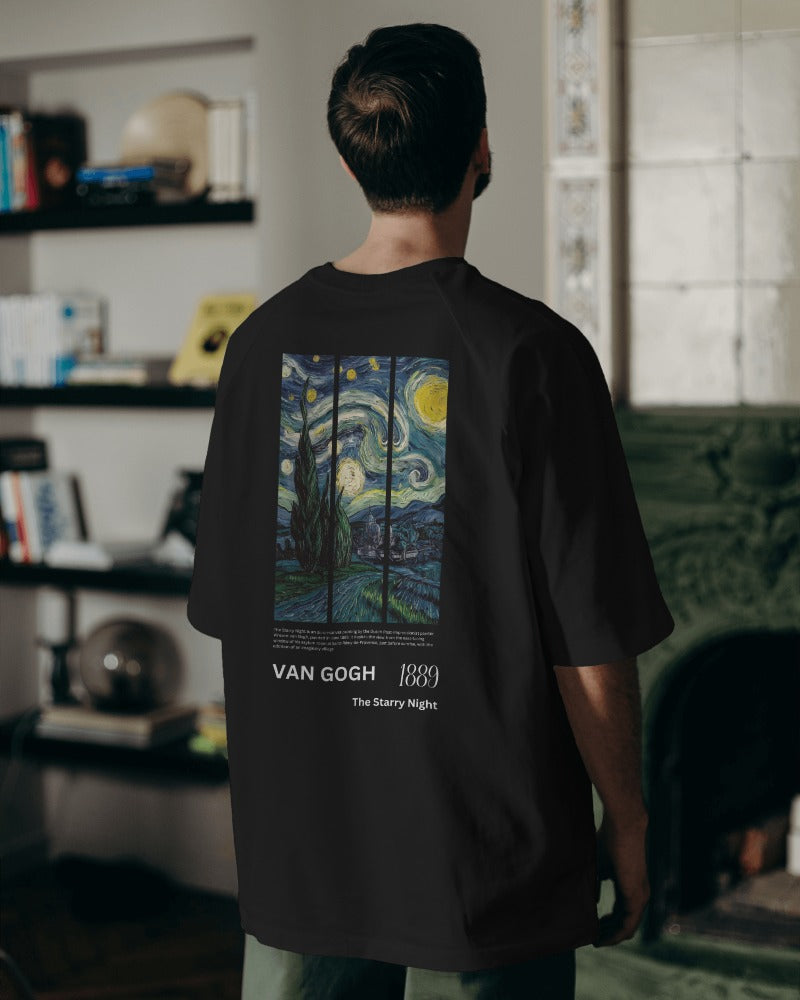 Van Gogh Unisex Oversized Tees