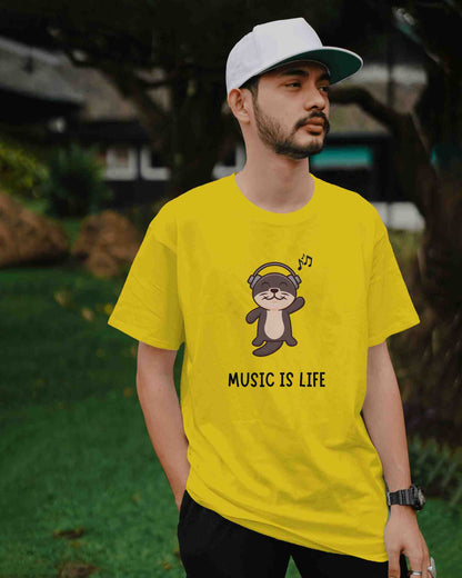 Music is Life Unisex Graphic Tshirts