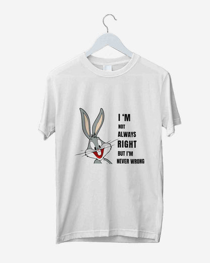 Bugs Bunny Graphic Unisex Tshirt