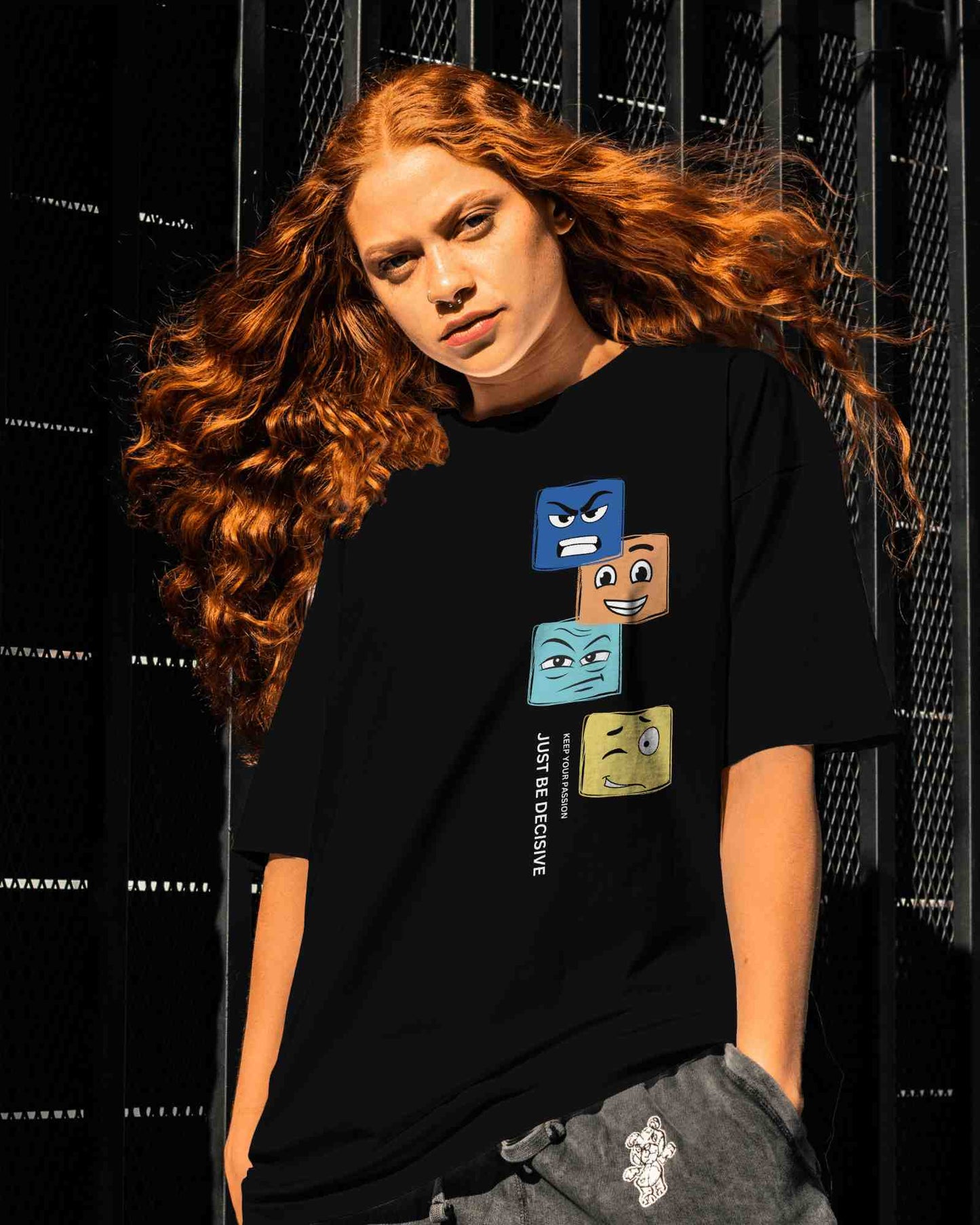 Keep Your Passion Unisex Oversized T-shirts