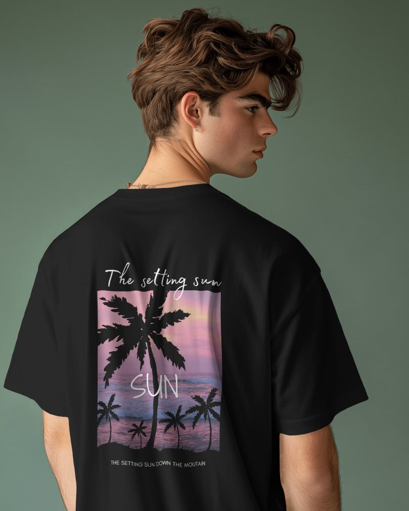 The Setting Sun Unisex Oversized Tees